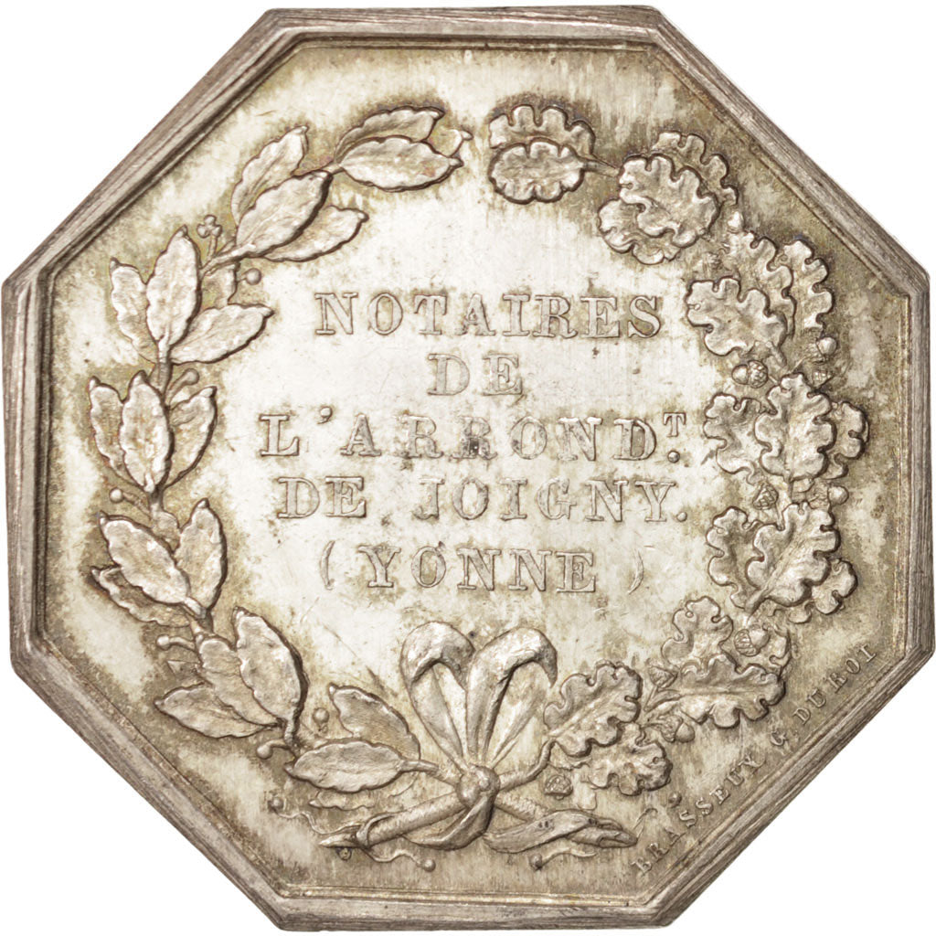 Frankreich, Token, Notary, VZ, Silber, Lerouge:149