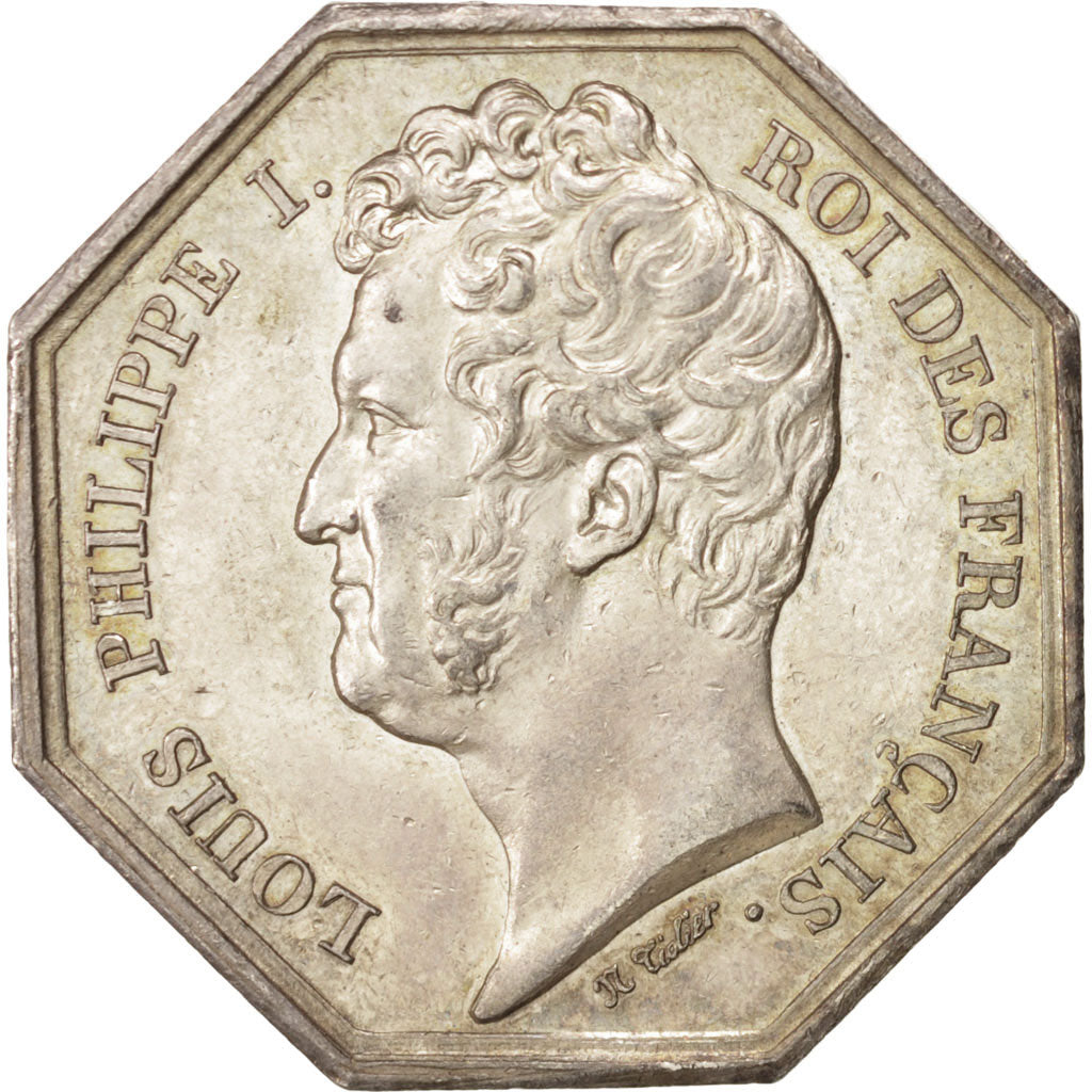 Frankreich, Token, Notary, VZ, Silber, Lerouge:58