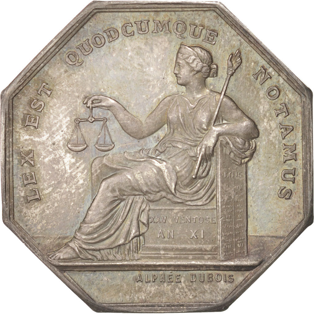 Francia, Token, Notary, Dubois.A, EBC, Plata, Lerouge:117