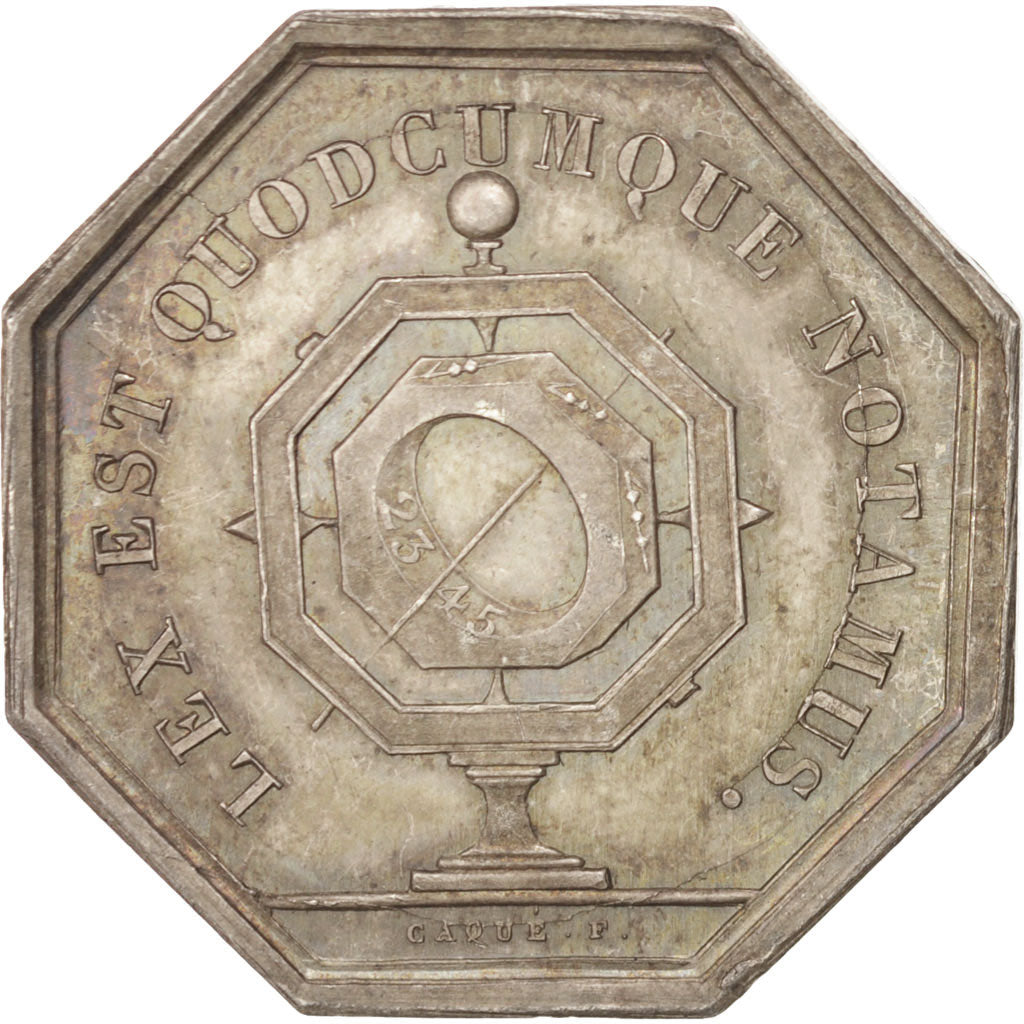 Frankreich, Token, Notary, 1835, Caqué, VZ, Silber, Lerouge:109