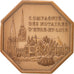 France, Notary, Token, MS(60-62), Bronze, 31, 13.60