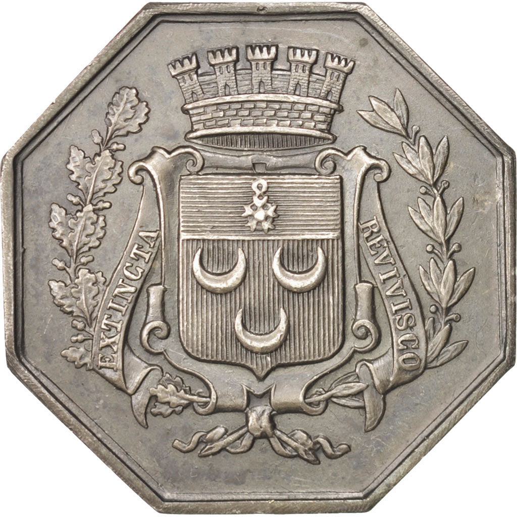 France, Token, Notary, AU(55-58), Silver, Lerouge:84