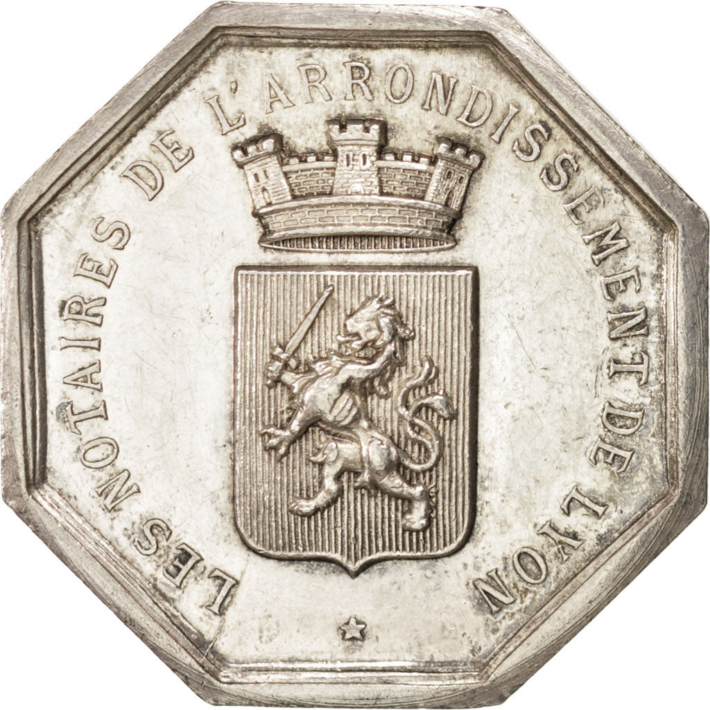 France, Token, Notary, Charrasse, AU(55-58), Silver, Lerouge:174