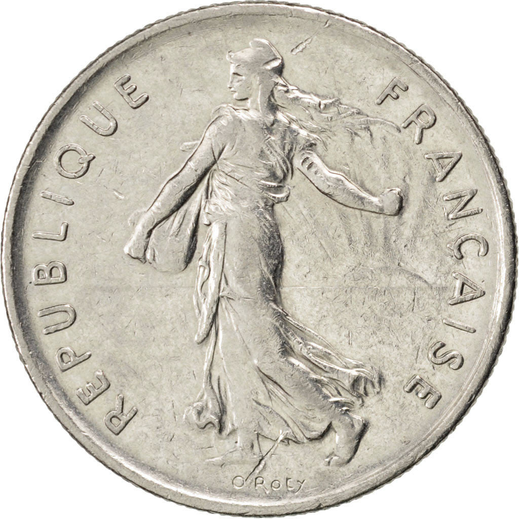 Coin, France, Semeuse, 5 Francs, 1992, EF(40-45), Nickel Clad Copper-Nickel