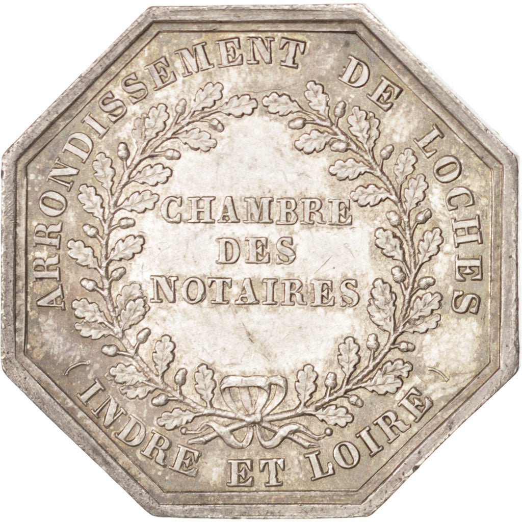 France, Token, Notary, AU(50-53), Silver, Lerouge:164a