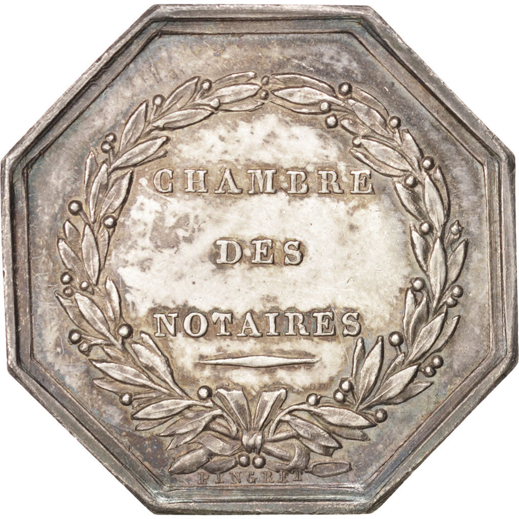 Francia, Token, Notary, Pingret, EBC, Plata, Lerouge:127a.