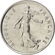 FRANCE, Semeuse, 5 Francs, 1991, Paris, KM #926a.1, MS(63), Nickel Clad...