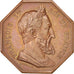 France, Token, Notary, Caunois, MS(60-62), Copper, Lerouge:440a