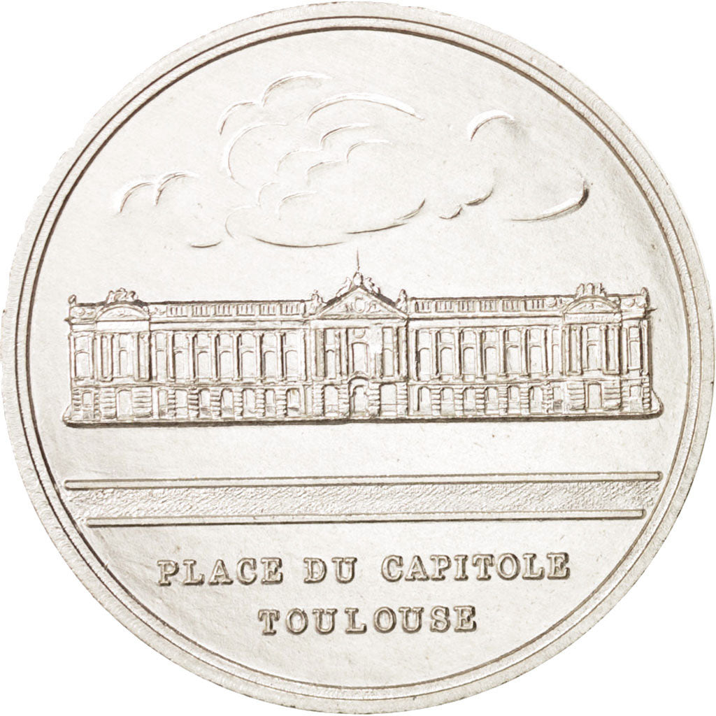 France, Notary, Token, 1987, AU(50-53), Bronze, 32, 15.10