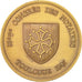 France, Notary, Token, 1987, AU(55-58), Bronze, 32, 14.50