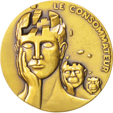 France, Notary, Token, 1985, MS(60-62), Bronze, 32, 15.70