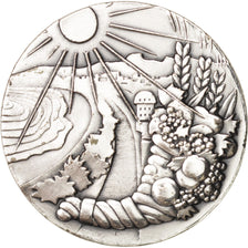 France, Notary, Token, 1986, AU(55-58), Bronze, 32, 16.70