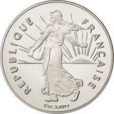 FRANCE, Semeuse, 5 Francs, 1992, Paris, KM #926a.2, MS(65-70), Nickel Clad...