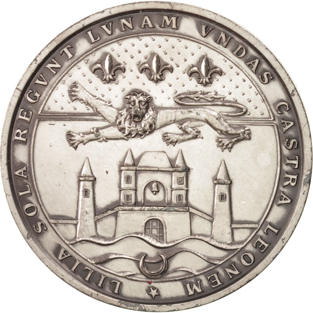 France, Notary, Token, 1982, MS(60-62), Silver, 32, 19.80