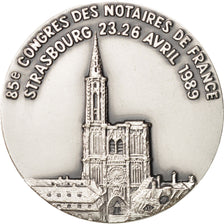 France, Notary, Token, 1989, MS(60-62), Silver, 32, 15.70