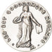 France, Notary, Token, 1988, MS(60-62), Silver, 32, 16.80