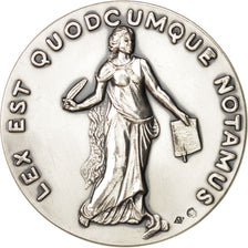 France, Notary, Token, 1988, MS(60-62), Silver, 32, 17.30