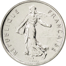 FRANCE, Semeuse, 5 Francs, 1992, Paris, KM #926a.2, MS(63), Nickel Clad...