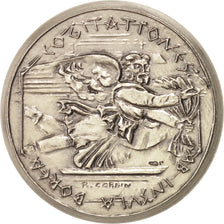 France, Notary, Token, 1990, AU(55-58), Silver, 36, 28.00
