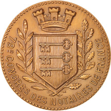 France, Notary, Token, 1983, AU(55-58), Bronze, 32, 18.50