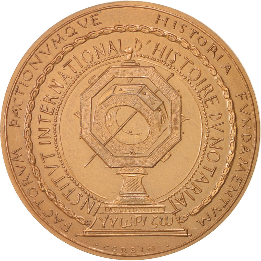 France, Notary, Token, AU(55-58), Corbin, Bronze, 36, 21.10