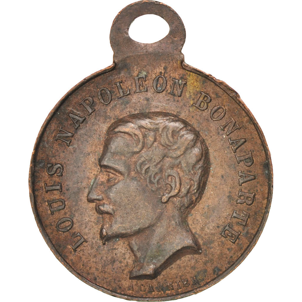 France, Medal, French Second Republic, 1848, AU(50-53), Copper