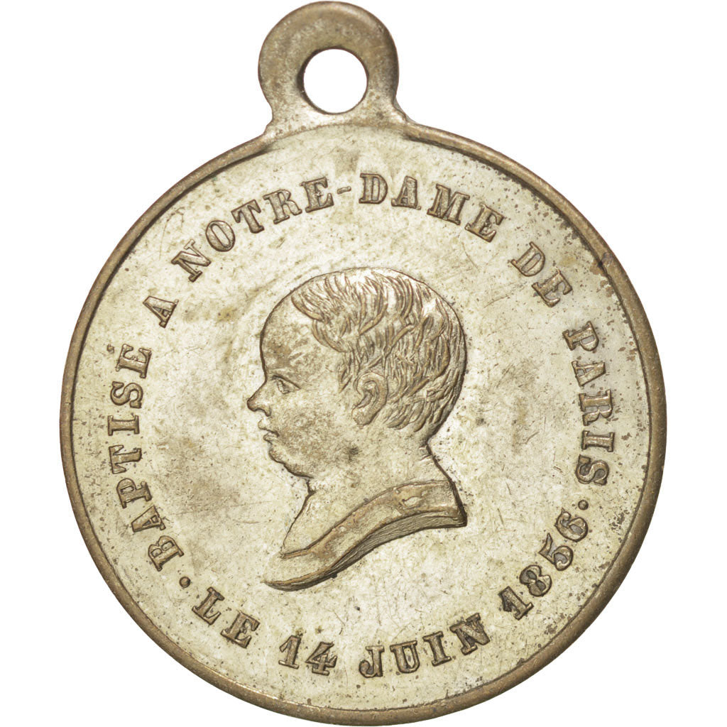 France, Medal, Second French Empire, 1856, AU(55-58), Copper
