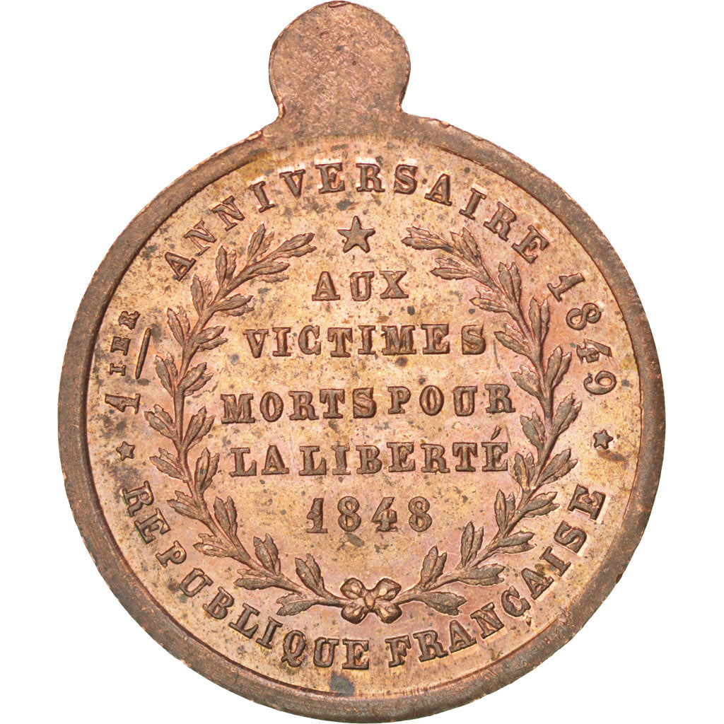 France, Medal, French Second Republic, 1849, SUP, Cuivre