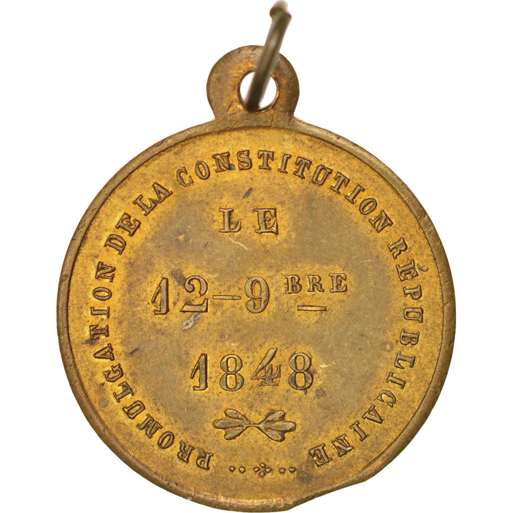 Frankrijk, Medal, French Second Republic, 1848, ZF+, Koper