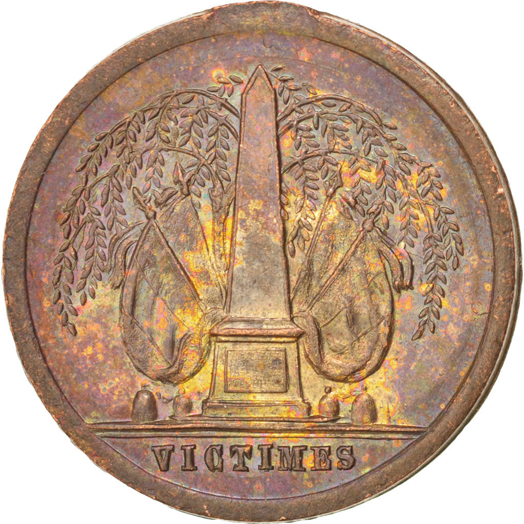 France, 100 Francs, French Second Republic, 1848, AU(50-53), Copper