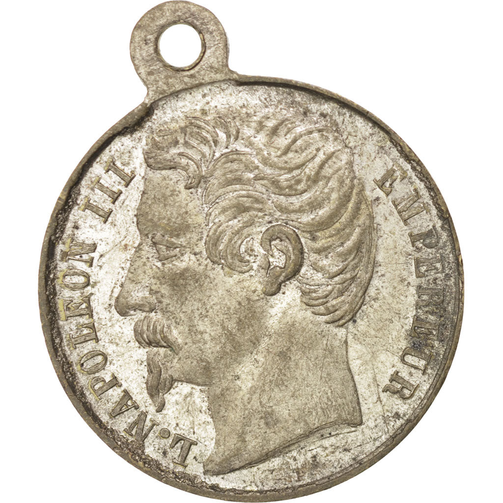 France, Medal, Second French Empire, 1858, TTB+, Cuivre