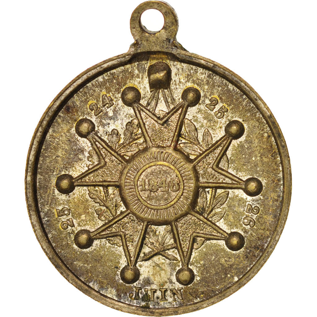Frankrijk, Medal, French Second Republic, 1848, ZF+, Koper
