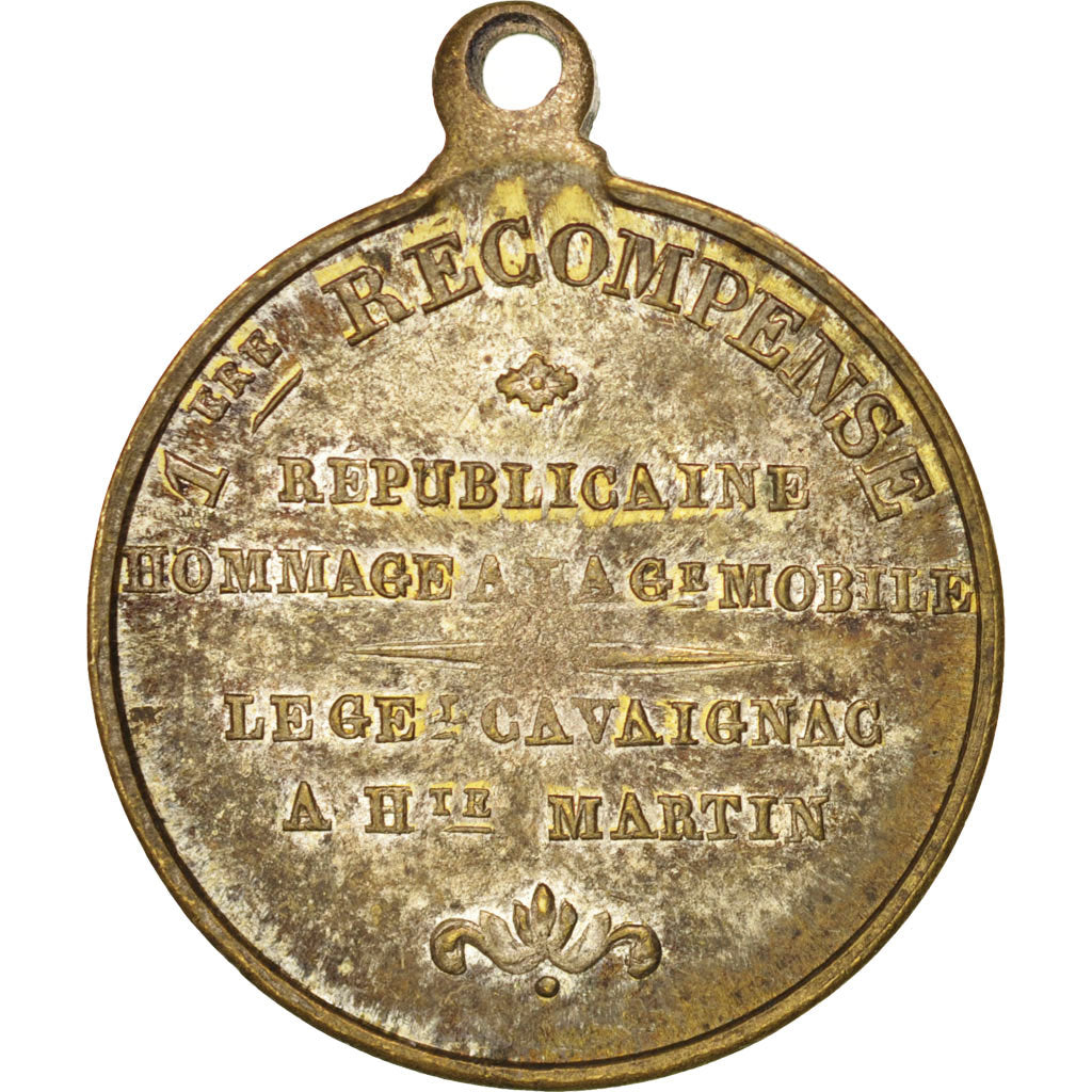 Frankrijk, Medal, French Second Republic, 1848, ZF+, Koper