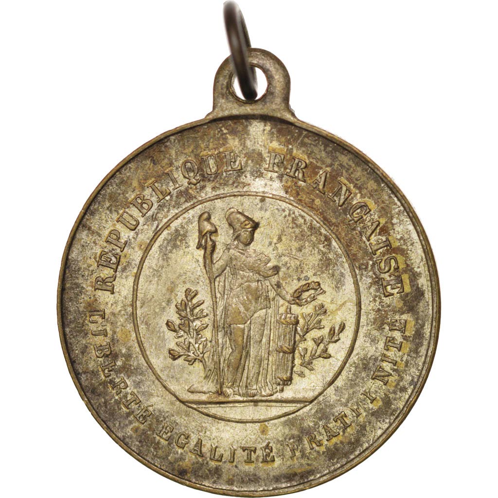 France, Medal, French Second Republic, 1848, SUP, Cuivre