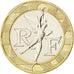 FRANCE, Génie, 10 Francs, 1988, KM #964.1, MS(63), Bi-Metallic, 23, Gadoury #827