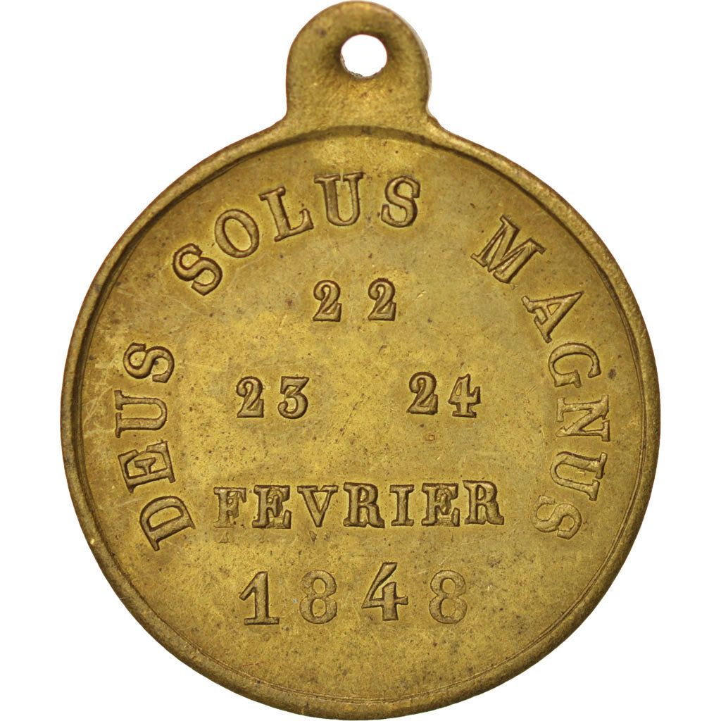 Frankrijk, Medal, French Second Republic, 1848, PR, Koper