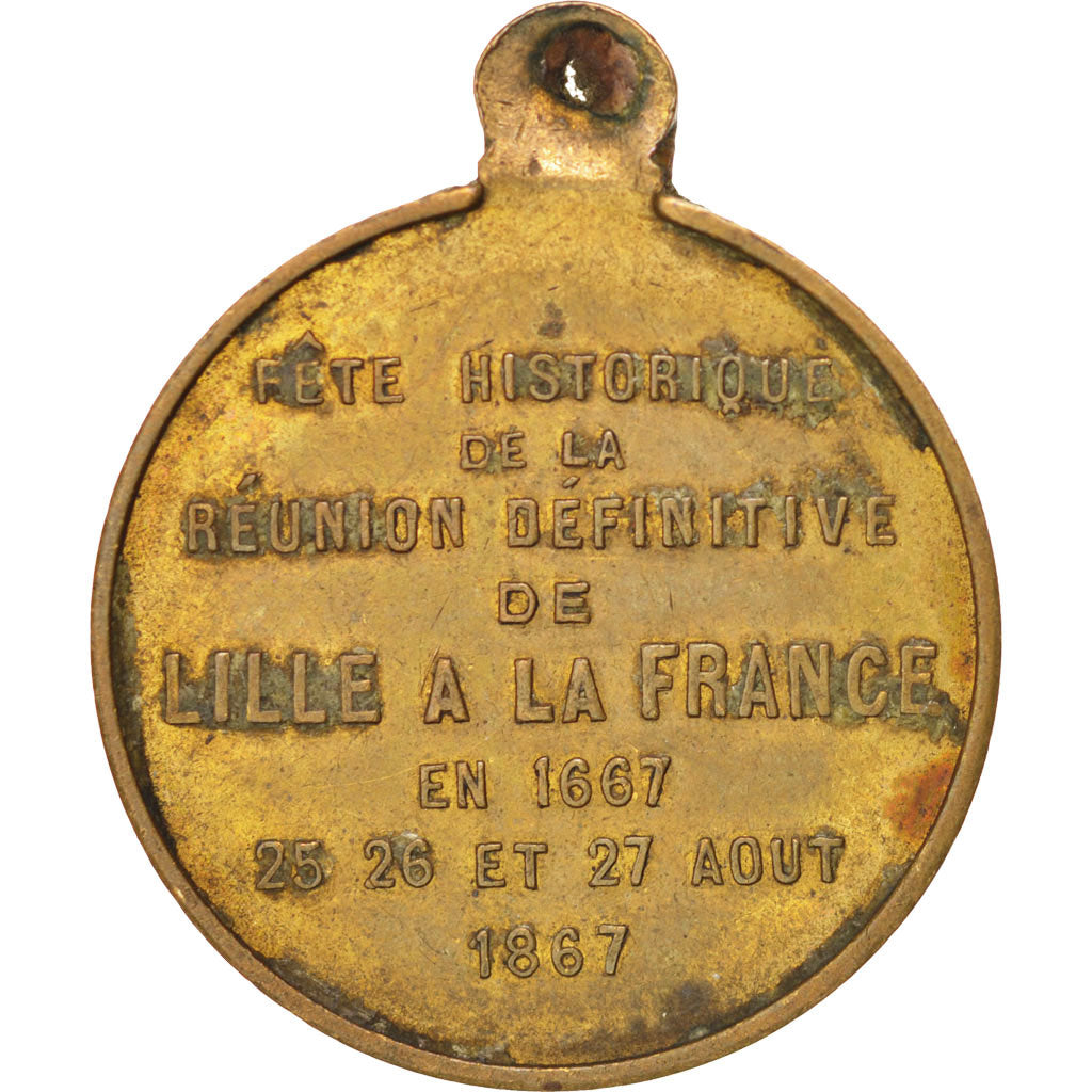 Frankrijk, Medal, Second French Empire, 1867, ZF+, Koper