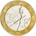 Francia, Génie, 10 Francs, 1990, SPL, Bi-metallico, KM:964.1, Gadoury:827
