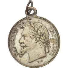 FRANCE, Second French Empire, Medal, 1870, EF(40-45), Copper, 23, 5.00