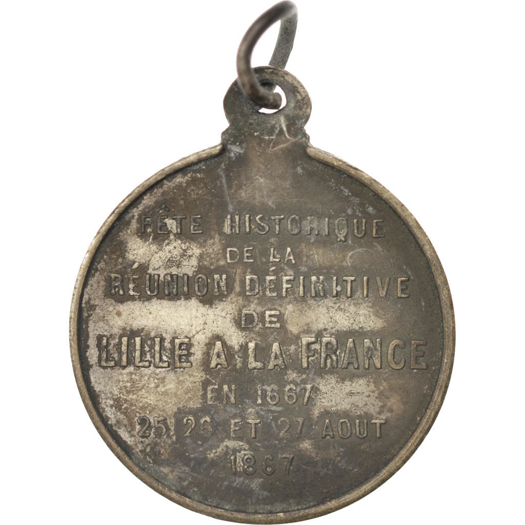 Frankrijk, Medal, Second French Empire, 1867, ZF, Koper