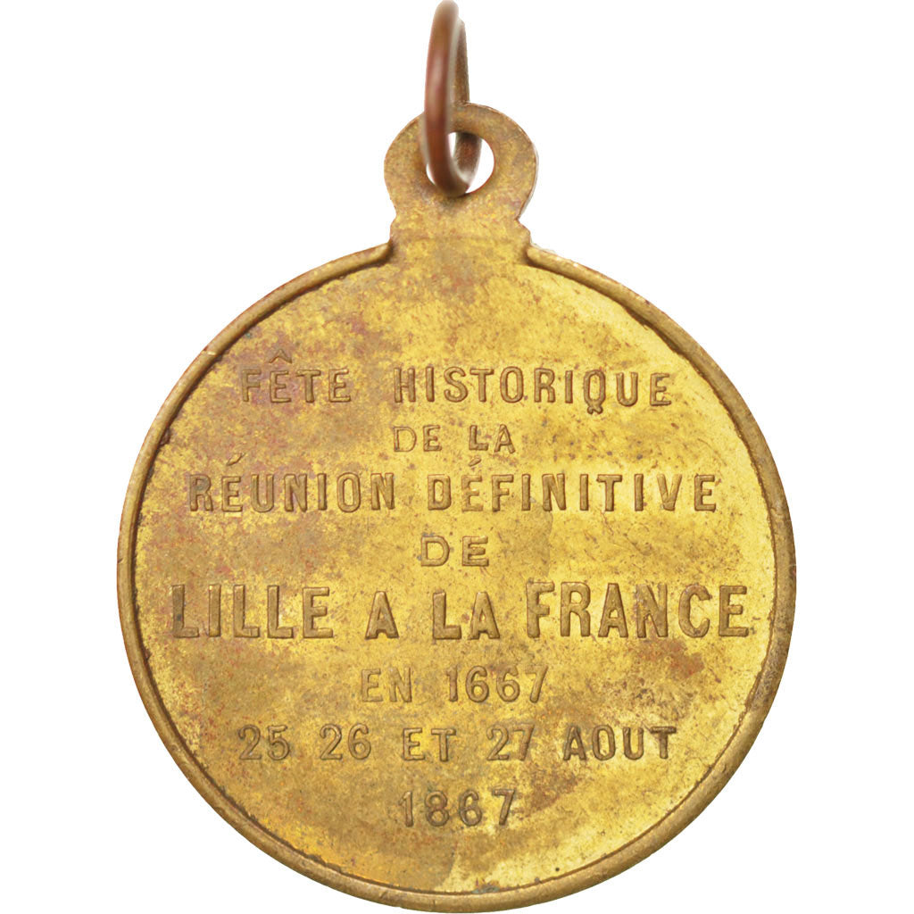 Francia, Medal, Second French Empire, 1867, SPL-, Rame