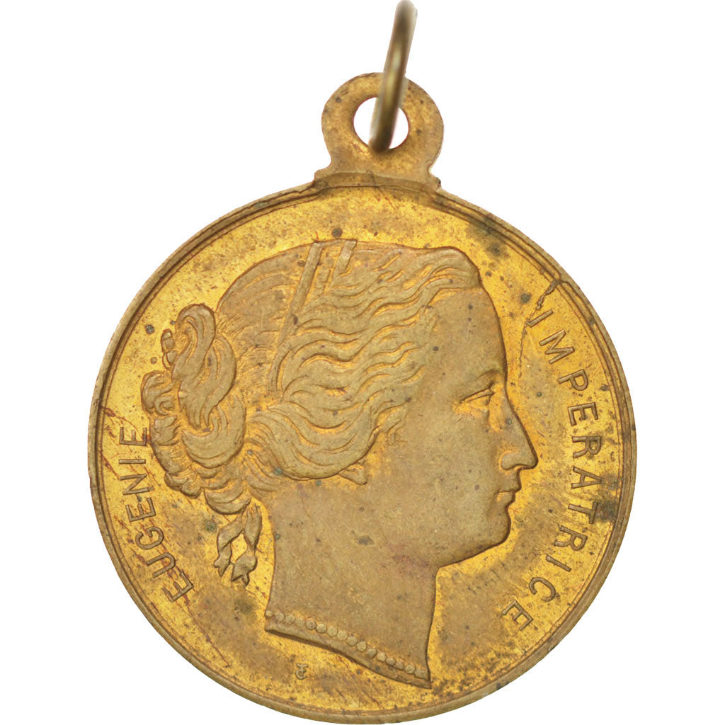 Francia, Medal, Second French Empire, 1867, MBC+, Cobre