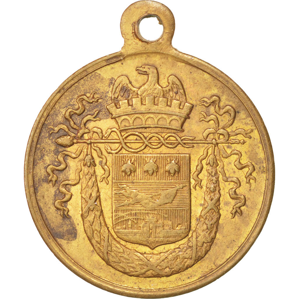 France, Medal, Second French Empire, 1862, TTB+, Cuivre