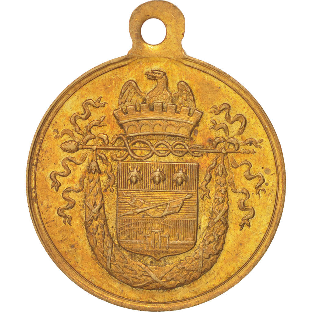 Frankrijk, Medal, Second French Empire, 1862, PR, Koper