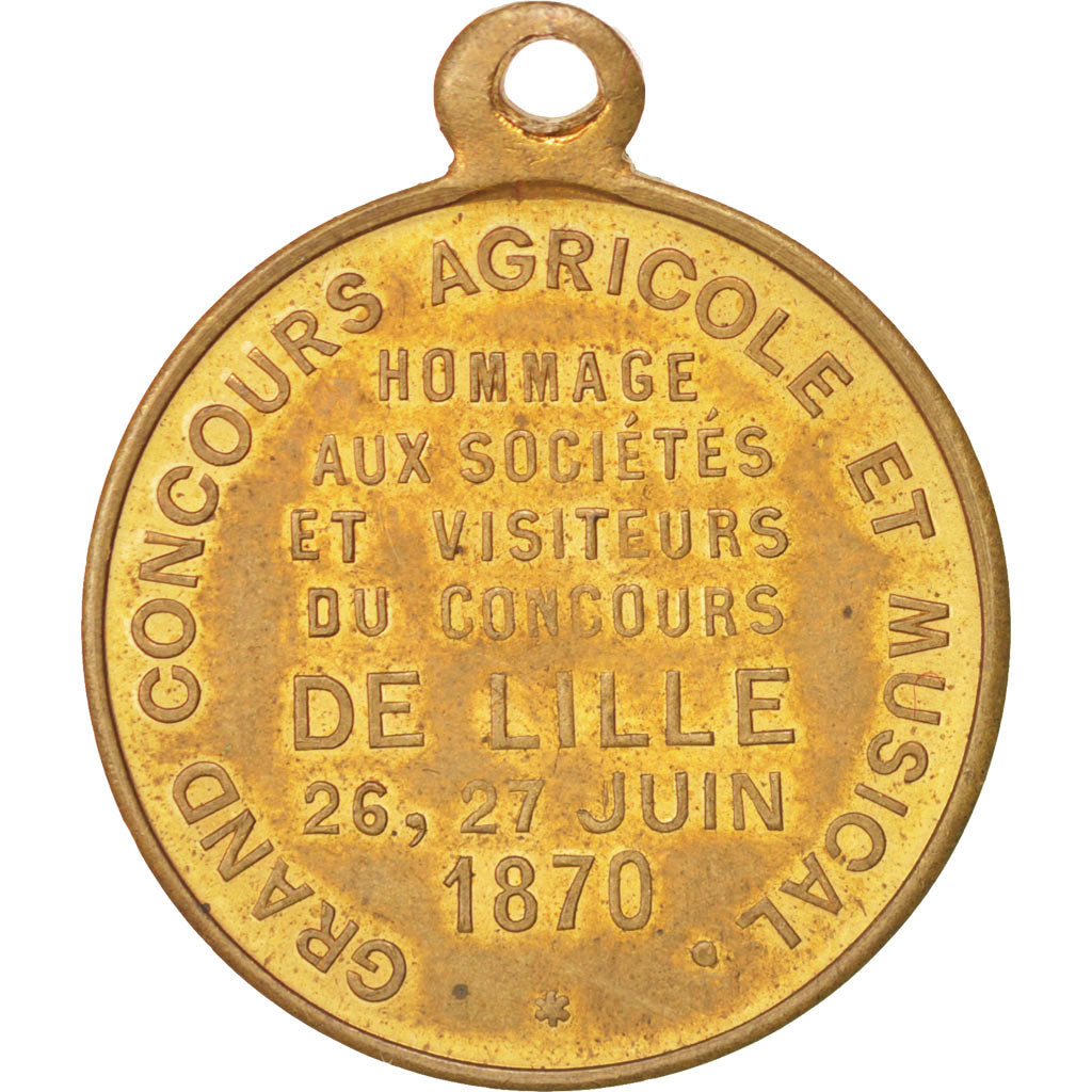 Frankrijk, Medal, Government of National Defense, 1870, PR, Koper