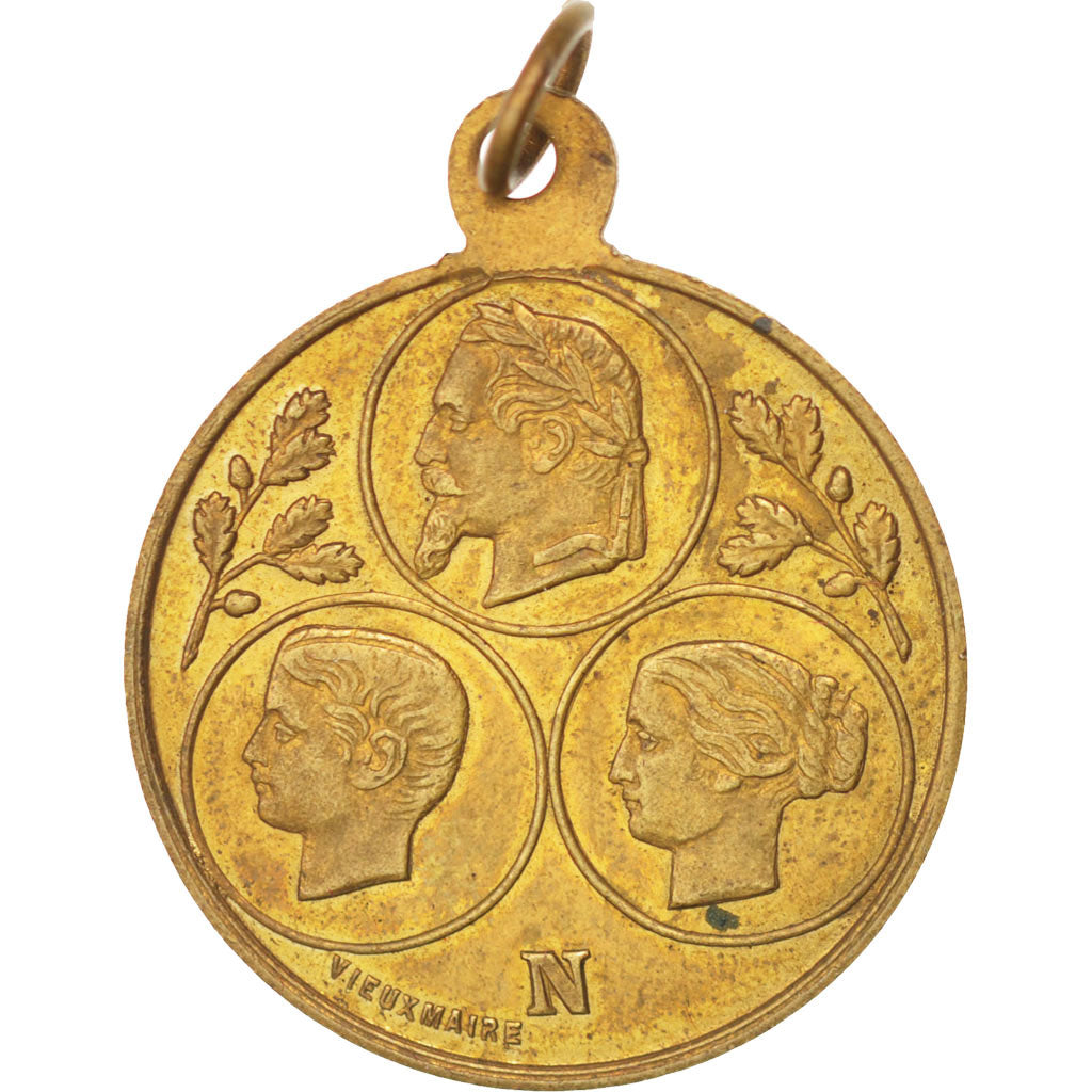 Francia, Medal, Second French Empire, 1867, SPL-, Rame