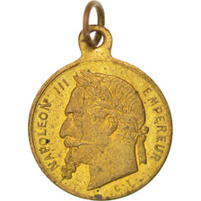 France, Medal, Second French Empire, 1867, AU(55-58), Copper