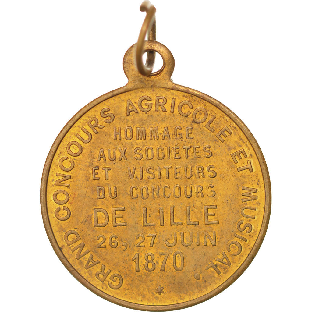 Frankrijk, Medal, Government of National Defense, 1870, PR, Koper