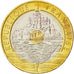 FRANCE, Mont Saint Michel, 20 Francs, 1992, KM #1008.2b, MS(63), Tri-Metallic,..