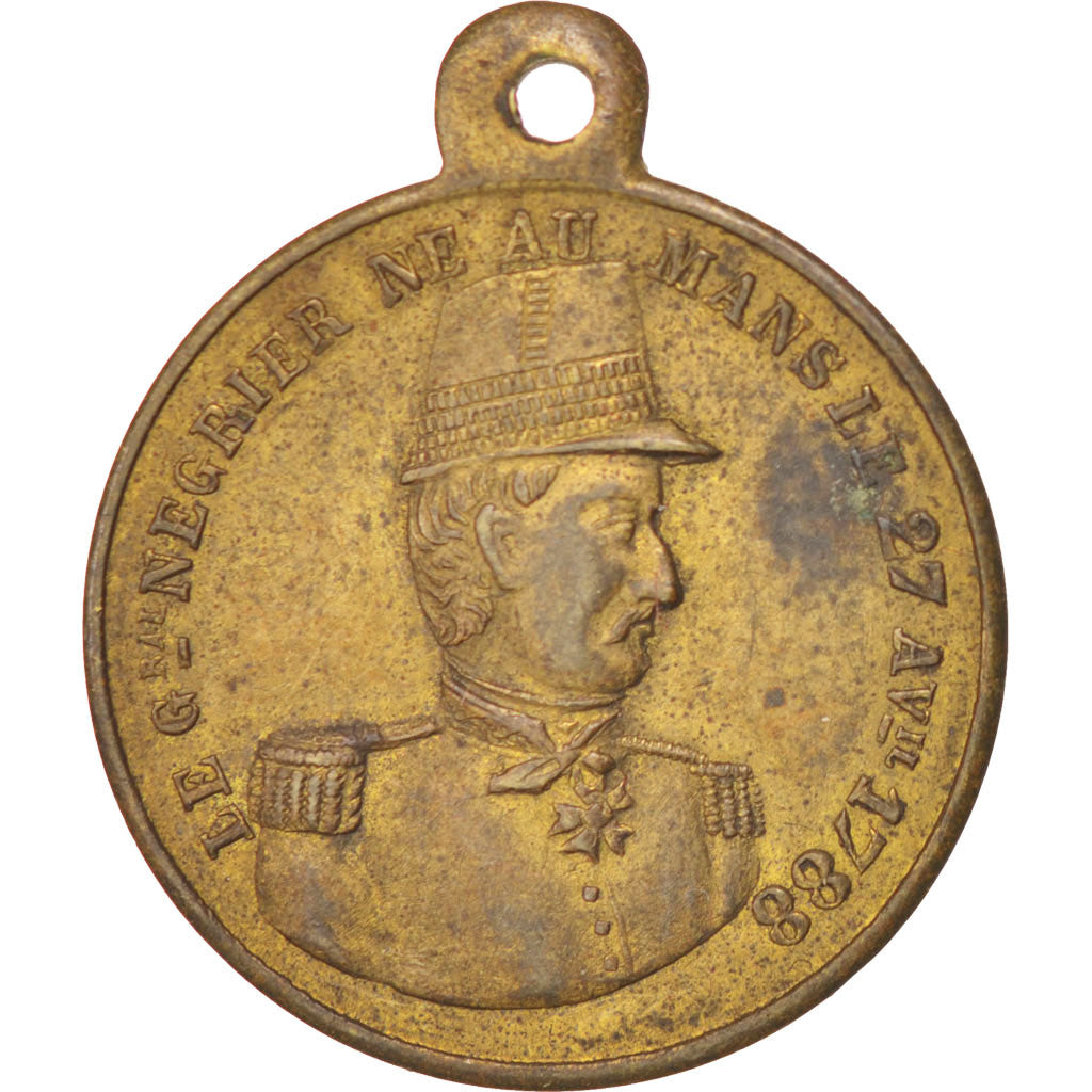 France, Medal, French Second Republic, 1848, EF(40-45), Copper